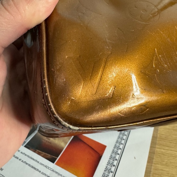 Authentic Louis Vuitton vernis Columbus tote - Picture 12 of 16